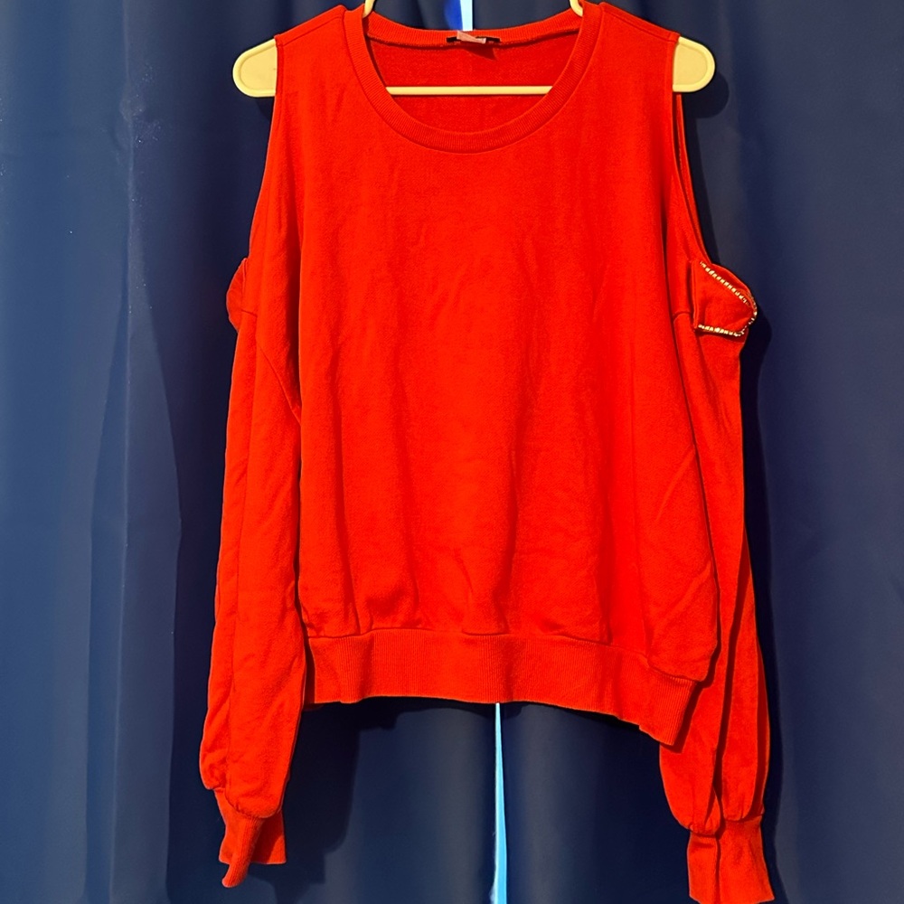 Women’s Red Bow Crewneck Venus Sweater